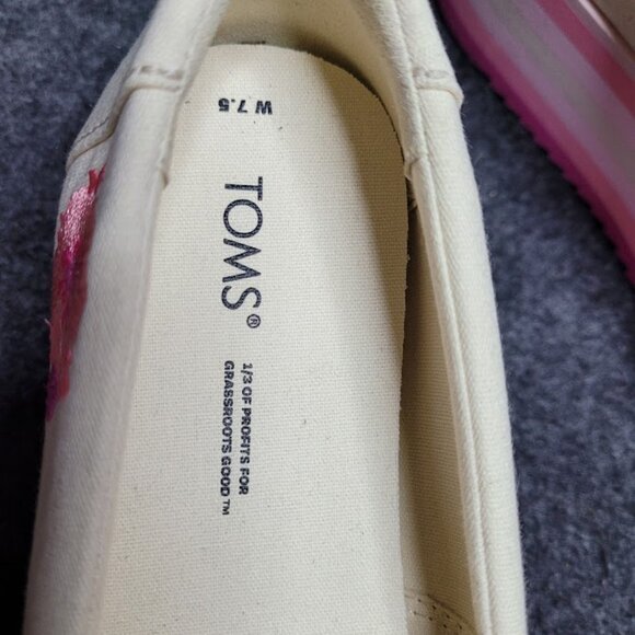 NWT TOMS - Womens Alp Platform Espadrille Size 7.5 - Picture 5 of 13